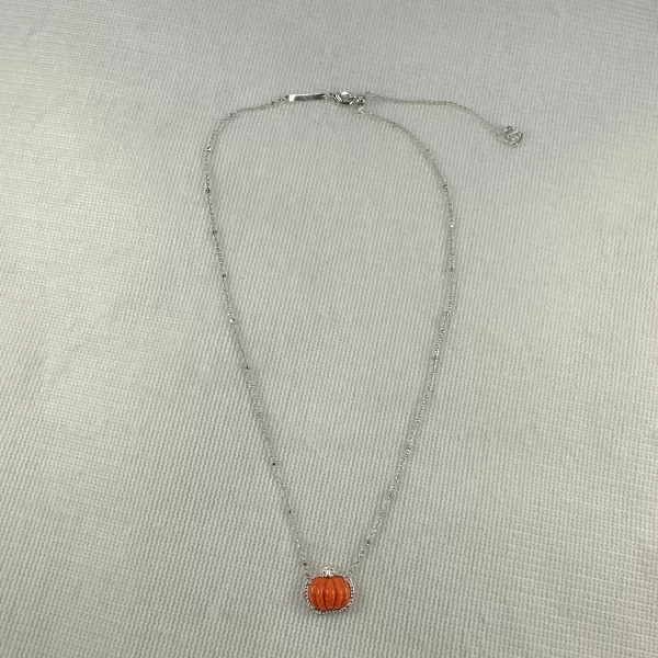 Far Away Pumpkin Pendant Necklace