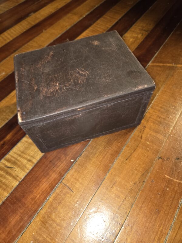 rustic wood gift box