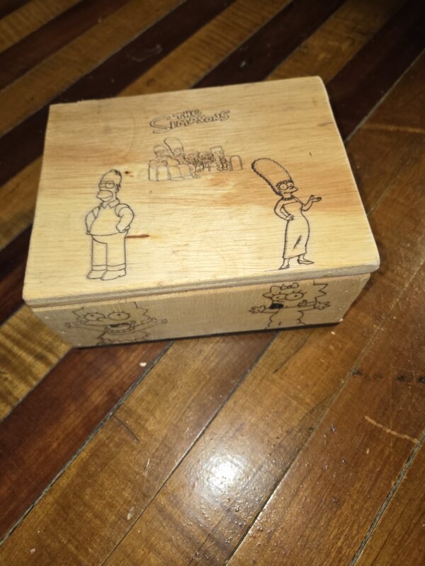 engraved Simpsons box