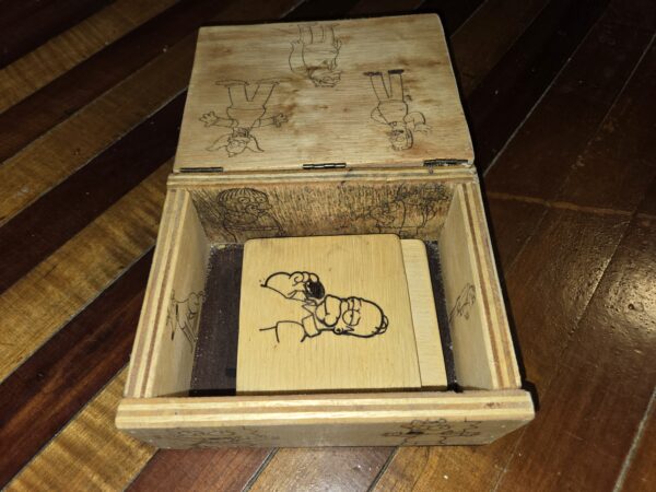 handcrafted wooden box