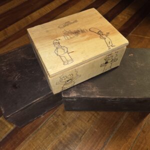rustic wood gift box